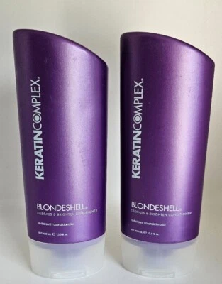 Keratin Complex Blondeshell Debrass & Brighten Conditioner 13.5 Fl oz (LOT OF 2) - Image 1 of 2