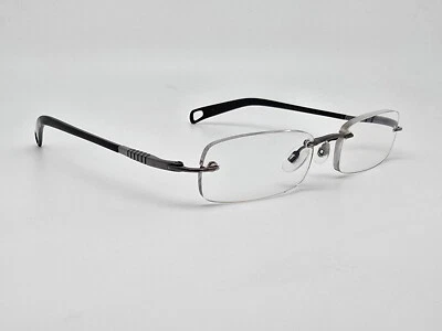 FreudenHaus Austin Flex IV Gunmetal Titanium Rimless Eyeglasses Frame Japan 45mm - Image 1 of 4