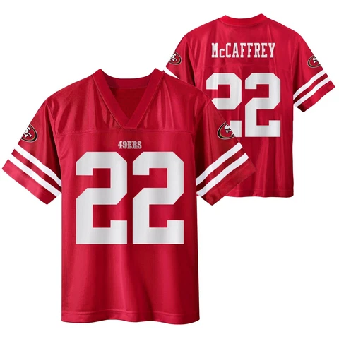 Christian McCaffrey San Francisco 49ers Toddler 2T - 4T Jersey #22 (Irregular) Cover