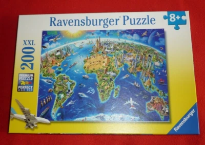 Puzzle Ravensburger 200 XXL - Vista del mondo dall'alto - 8+ 12722-1 - anno 2017 - Immagine 1 di 3