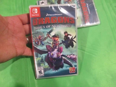 DRAGON DAWN OF NEW RIDERS NINTENDO SWITCH DREAMWORKS BRAND NEW FACTORY SEALED - Image 1 of 3