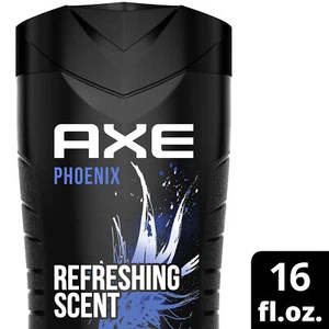 AXE Phoenix Men's Body Wash Clean + Fresh Crushed Mint and Rosemary Scent 16 Oz - Picture 1 of 4