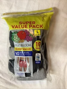 Paquete de 10 calzoncillos boxer Fruit Of The Loom CoolZone sin etiquetas para hombre talla L (36-38) - Imagen 1 de 2