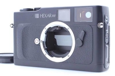 【TOP MINT】 Konica Hexar RF Black 35mm Rangefinder Film Camera Body from JAPAN - Image 1 of 4