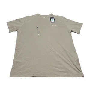 Men’s Under Armour Sportstyle Left Chest Short Sleeve T Shirt Khaki Large Rd Des - Picture 1 of 8
