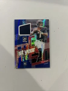 2023 Donruss Optic CJ Stroud 1st Year Fresh Rookie Patch Blue Hyper Prizm Rookie - Bild 1 von 2