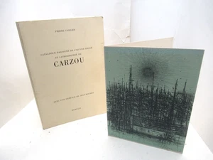 P. CAILLER CATALOGUE CARZOU 1962 Illustré SURREALISME + LITHO ORIGINALE Signée - Imagen 1 de 9