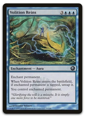 Volition Reins #53 (LP) Scars of Mirrodin SOM Magic MTG - Image 1 of 2