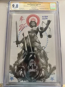 DEPARTMENT OF TRUTH #26 NYCC VARIANT LE 400 3 - Signed: Currrey, Simmons, Tynion - Picture 1 of 4