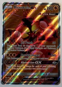 Pokémon TCG Buzzwole GX 104/111 Crimson Invasion Full Art Ultra Rare Holo - Picture 1 of 2