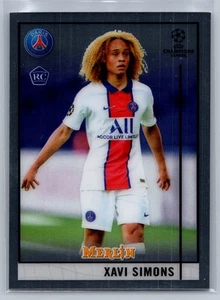 2020-21 Merlin Chrome UEFA Champions League #87 Xavi Simons - Picture 1 of 2
