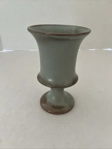 Frankoma Standurne/Vase F35 Prairie Green 6 3/4" x 4 1/2" - Bild 1 von 6