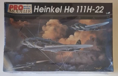 1:48 Heinkel He 111H-22 Model Kit Aeroplane Toy Military Aircraft 1995 Revell - Image 1 of 4