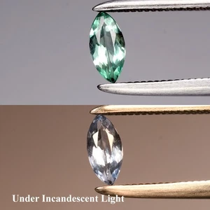 💎 0.16ct 5.2x2.5mm VS Marquise Natural Green Alexandrite - Russia Gemstone - Picture 1 of 6
