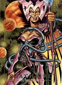 1992 SkyBox Marvel Masterpieces Lost Marvel Bonus Card #LM-3 Deathbird - Picture 1 of 2
