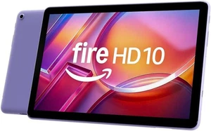 Amazon Fire HD 10 Tablet, neueste Generation, fliederfarben, mit Werbung NEU/OVP - Bild 1 von 1