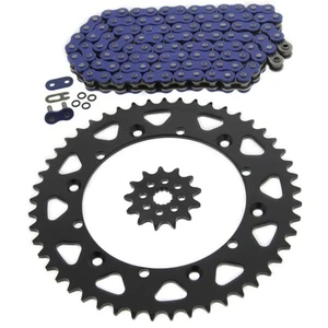 1989-1992, 1997-1998 Yamaha YZ125 125 Blue O Ring Chain And Sprocket 13/49 114L - Imagen 1 de 4