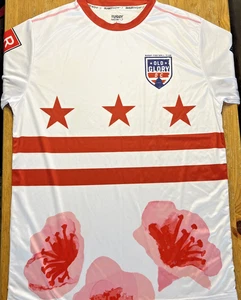 Old Glory DC Rugby Trikot Kirschblüten Design Herren L Large Shirt MLR - Bild 1 von 13