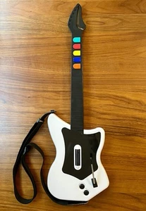 Octane Guitar Hero Wireless Guitar White 95025 For Playstation 2 NO DONGLE - Picture 1 of 7