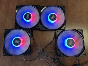 4 packs Deepcool PC Fans With Controller CF120C - Picture 1 of 10