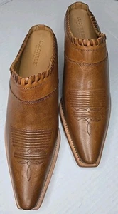 Größe 10 Lucchese Kim Rindsleder goldbraun Stil 16115-B-6 Damen - Bild 1 von 11