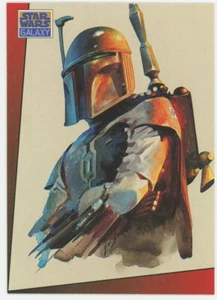 1993 Topps Star wars Galaxy #13 Boba Fett Trading Card - Picture 1 of 2