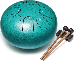 Steel Tongue Drum 6 Inch 8 Notes Percussion Instrument Music Gifts for Friends - Picture 1 of 12