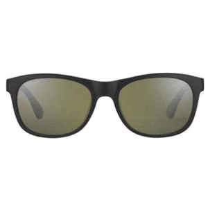 Polarized Sunglasses Serengeti Anteo 8667 55 17 140 Mat Black Green Lens New - Picture 1 of 4