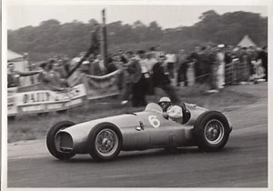 1951 BRITISH GP SILVERSTONE REG PARNELL BRM P15 ORIGINAL GEOFFREY GODDARD PHOTO - Picture 1 of 2