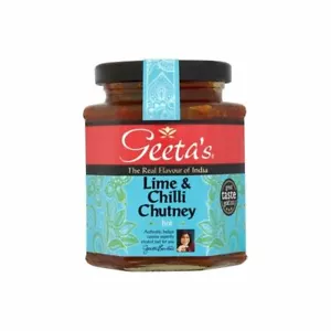 Geeta's Lime & Chilli Chutney (310g) - Picture 1 of 1