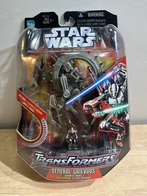 Star Wars Transformers Crossover General Grievous MOSC mint Foto 1 de 4