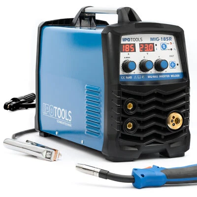 IPOTOOLS 185R 4in1 MIG MAG Schweißgerät Fülldraht Schutzgas und MMA