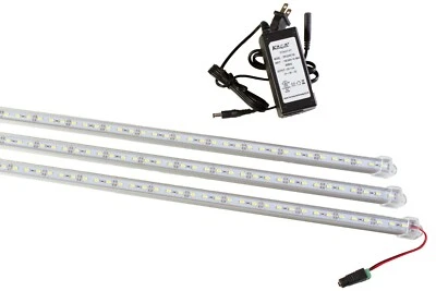 LEDUPDATES 3x 20 inch linked LED lights for 5ft 6ft showcase with UL power U5630