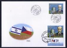 CZECH ISRAEL REPUBLIC JOINT ISSUE STAMP 2021 TOMAS GARRIGUE MASARYK FDC