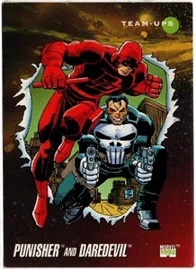 1992 Impel Team-Ups • Punisher and Daredevil • Marvel Super Heroes Card #92 - Picture 1 of 2