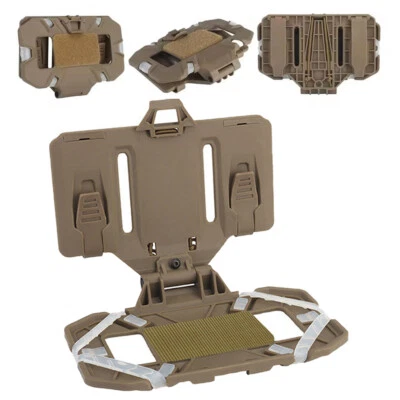 Military Molle Folding Map Board Outdoor Phone Carrier Mount for Tactical Vest - Image 1 of 4