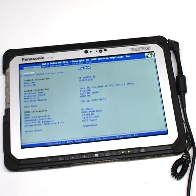 PANASONIC CF-20 MK2 Tablet 10.1", i5-7Y57, 8GB, 256GB, Win 10 Pro, 4G - Image 1 of 4