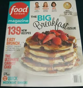 FOOD NETWORK SOFTCOVER THE BIG BREAKFAST ISSUE 139 NEW RECIPES APRIL 2015 ISSUE - Imagen 1 de 3