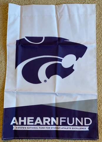 NEW 2019 Kansas State KSU Wildcats Garden Flag Double Sided FREE SHIPPING Purple Cover