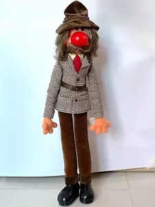 1975 Vintage "Monsieur Nez Rouge" 22 inches Red Nose Clown Sekiguchi Japan RARE - Picture 1 of 18