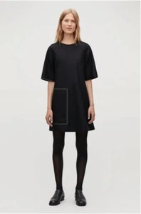 COS Women’s Topstitched Wool-Cashmere Dress Sz EUR 38 - Picture 1 of 12