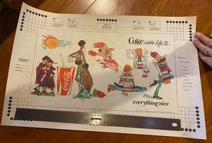 Vintage 1970s 1980s Coca-Cola Book Covers Lot of 4 - Unused Warehouse Stock  - Picture 1 of 1