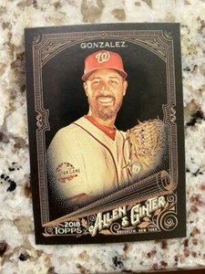 Tarjeta base de béisbol 2018 Topps Allen Ginter X Nationals Gio González #252 - Imagen 1 de 1