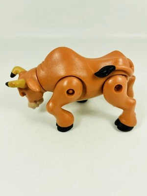 Tomy Brown Toro Furioso Vaca Articulada Figura de Plástico Animal de Granja Juguete de Juego de Fingir Foto 1 de 4