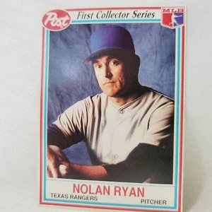 1990 Post Cereal #11 Nolan Ryan Baseball Card Texas Ranger 1st Collectors Series - Picture 1 of 5