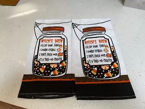 2 Neu ohne Etikett Ritz Baumwolle Tee/Küchentücher - WITHCH'S BREW - Halloween - 26 Zoll x 16 Zoll - Bild 1 von 6