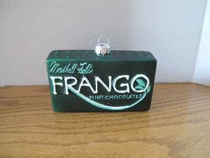 Marshall Fields Christmas Ornament Frango Mint Chocolates Store Advertising VTG. - Picture 1 of 7