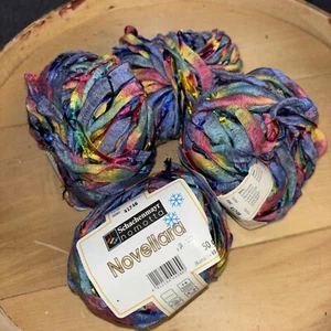 Schachenmayr Novellara, 4 balls new, 35%new Wool,35% Polyamide,30%acrylic-German - Picture 1 of 4