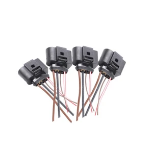 4x Plug Ignition Coil Connector Harness Loom 4-Pins # 1J0-973-724 # 1J0973724 - Picture 1 of 7