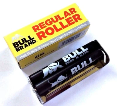 1 2 Bull Brand Regular 70mm Metal Rolling Machine CIGARETTE ROLLING MACHINE